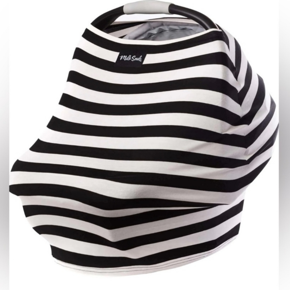 5/$20 Gray and White Chevron Car Seat/Nursing Cover - Picture 2 of 13